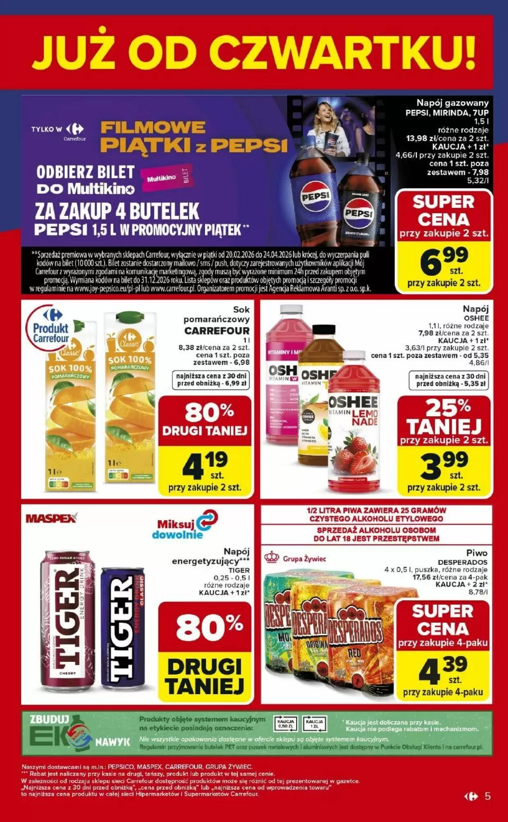 Gazetka promocyjna Carrefour Market  ważna od 26.02.2026 - Strona 5.