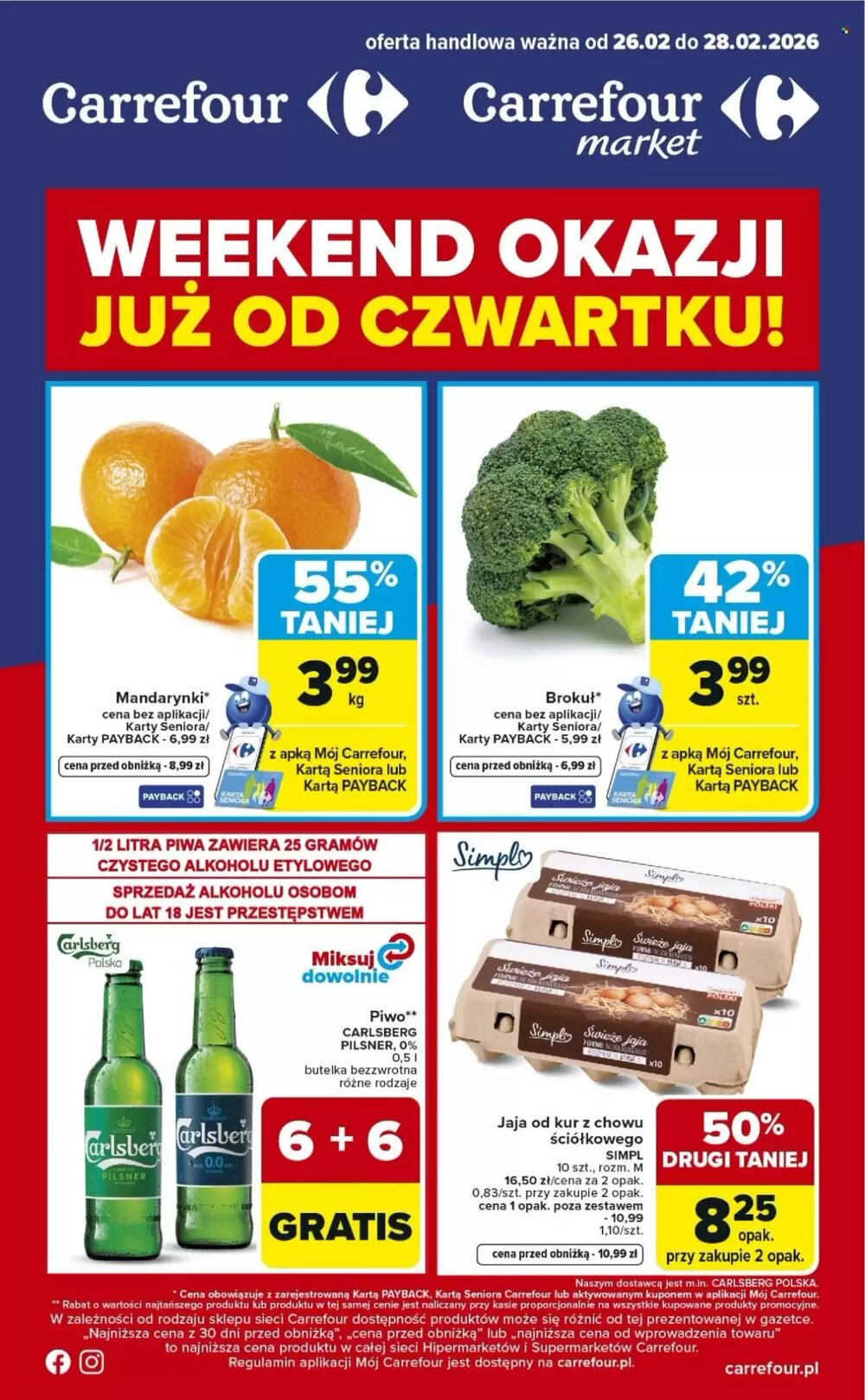 Gazetka promocyjna Carrefour  ważna od 26.02.2026 - Strona 1.