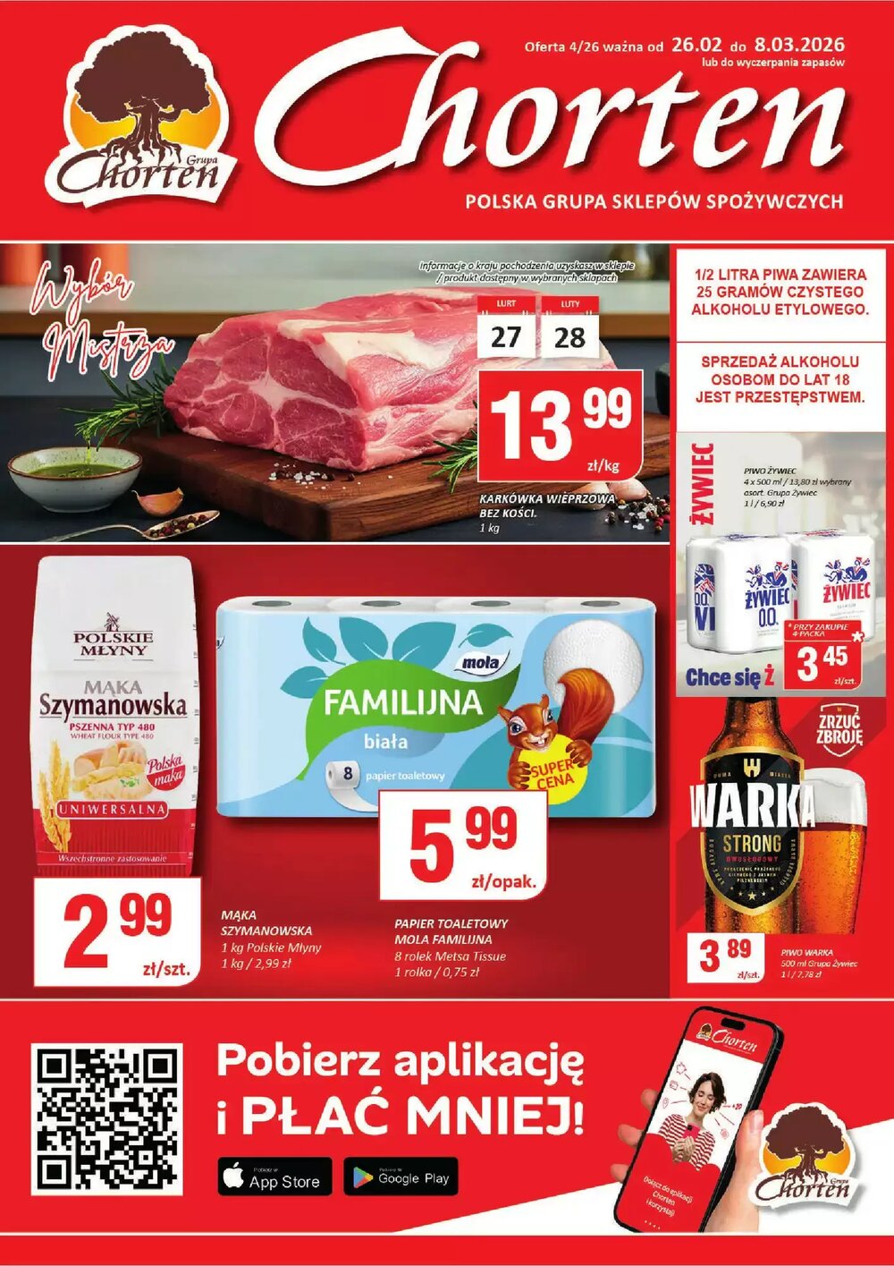 Gazetka promocyjna Chorten  ważna od 26.02.2026 - Strona 1.
