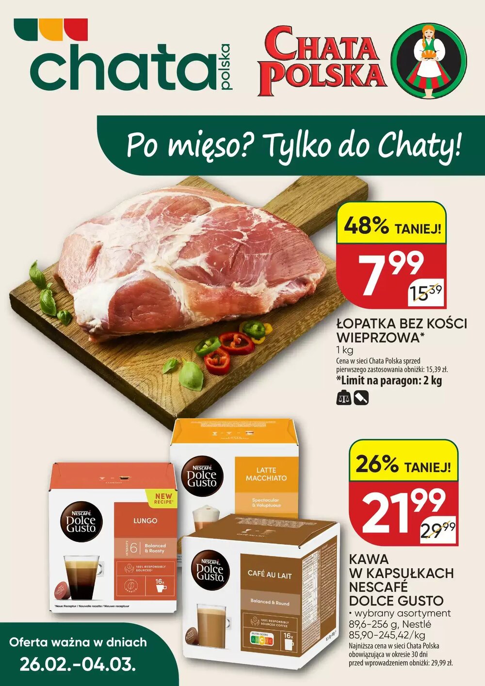 Gazetka promocyjna Chata Polska  ważna od 26.02.2026 - Strona 1.