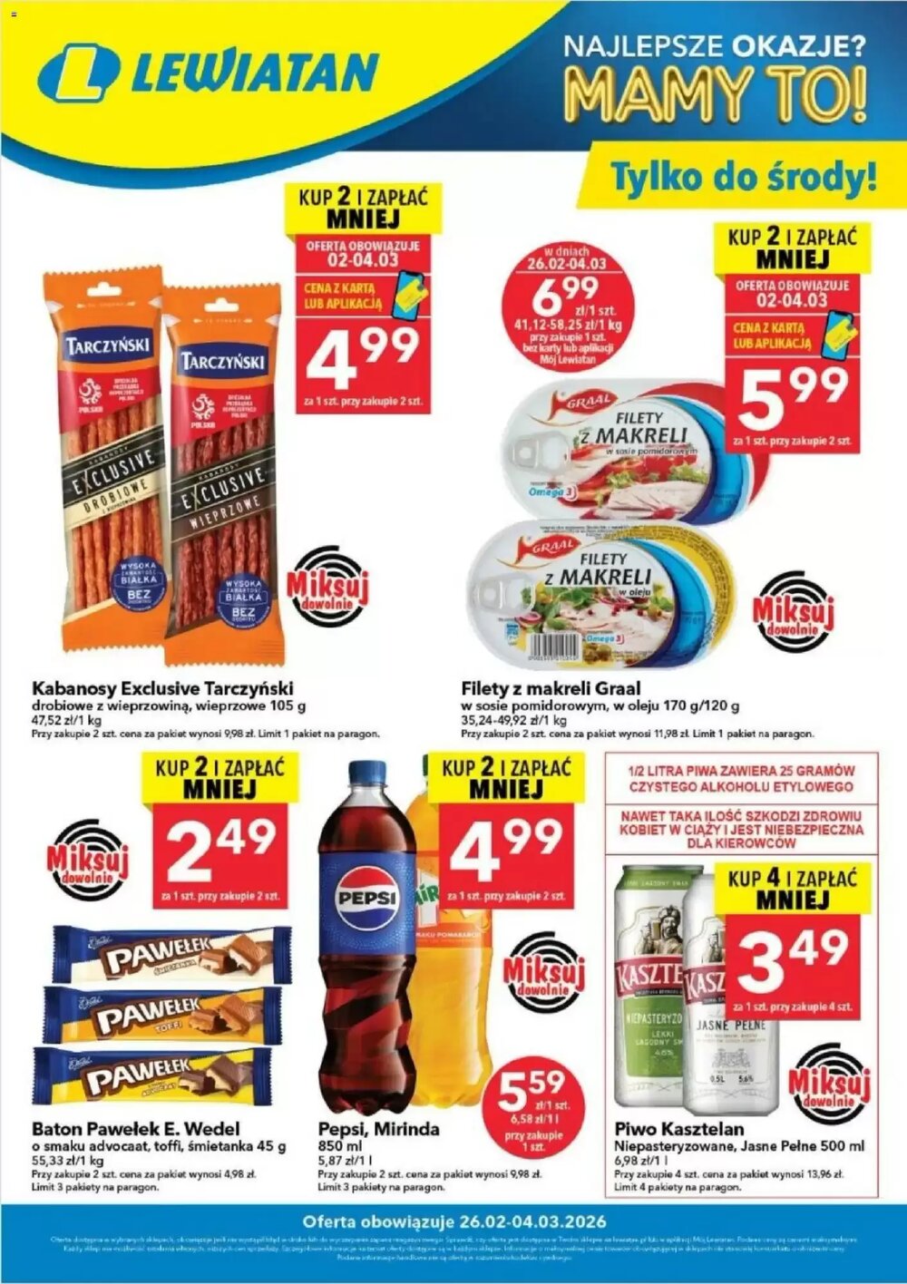 Gazetka promocyjna Lewiatan  ważna od 26.02.2026 - Strona 1.