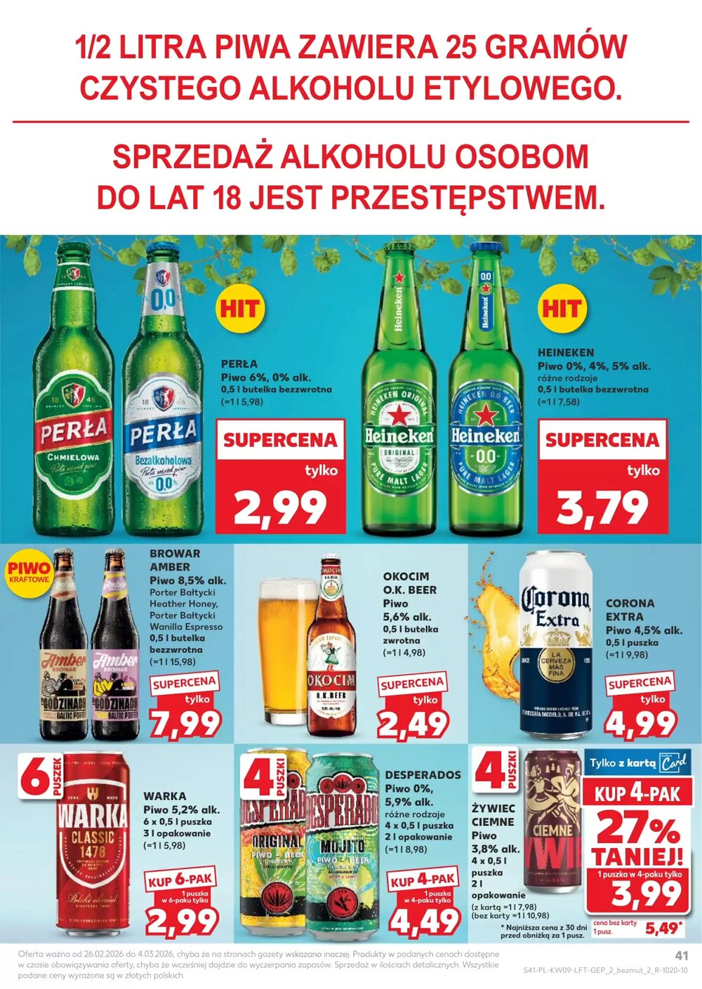 Gazetka promocyjna Kaufland  ważna od 26.02.2026 - Strona 41.