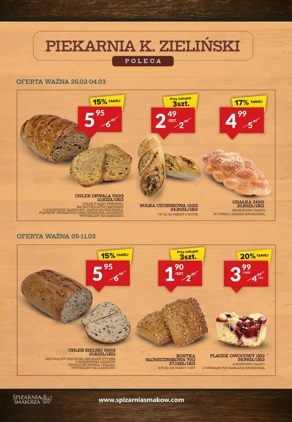 Gazetka promocyjna Spiżarnia Smakosza  ważna od 26.02.2026 - Strona 6.