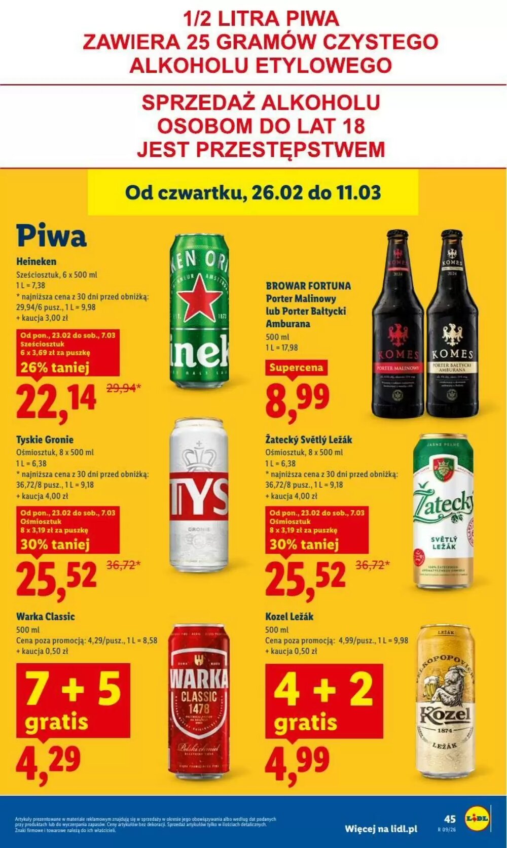 Gazetka promocyjna Lidl  ważna od 26.02.2026 - Strona 45.