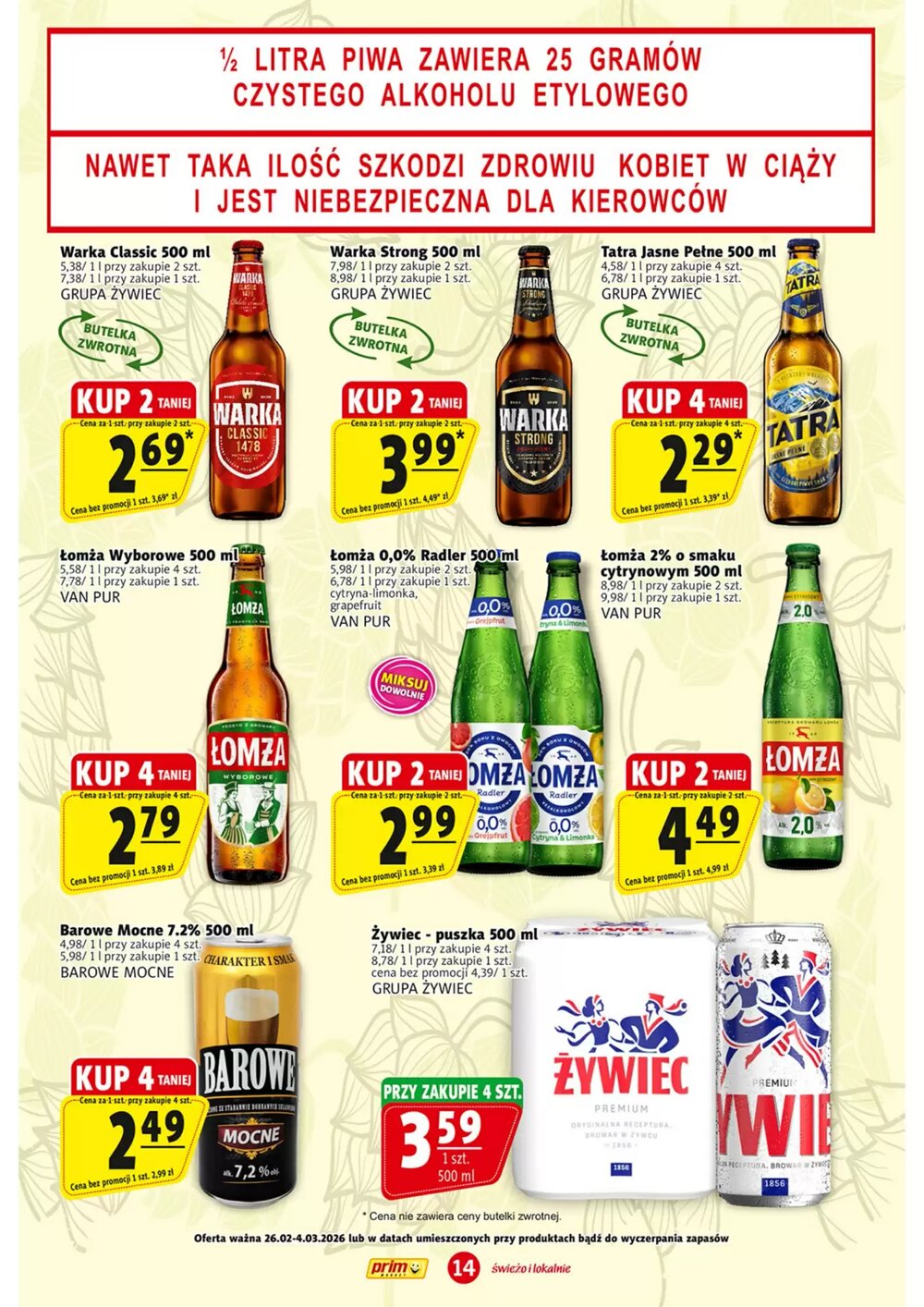 Gazetka promocyjna Prim Market  ważna od 26.02.2026 - Strona 14.