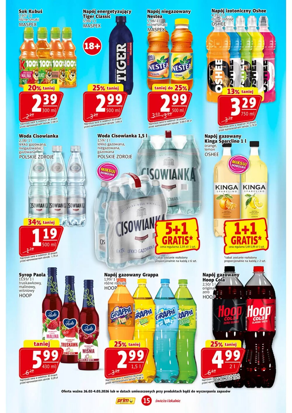 Gazetka promocyjna Prim Market  ważna od 26.02.2026 - Strona 15.