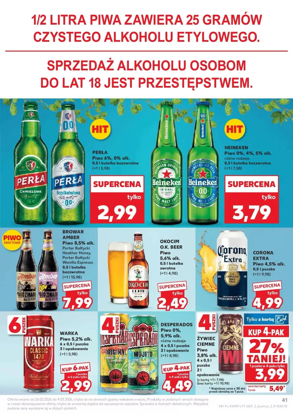Gazetka promocyjna Kaufland  ważna od 26.02.2026 - Strona 41.