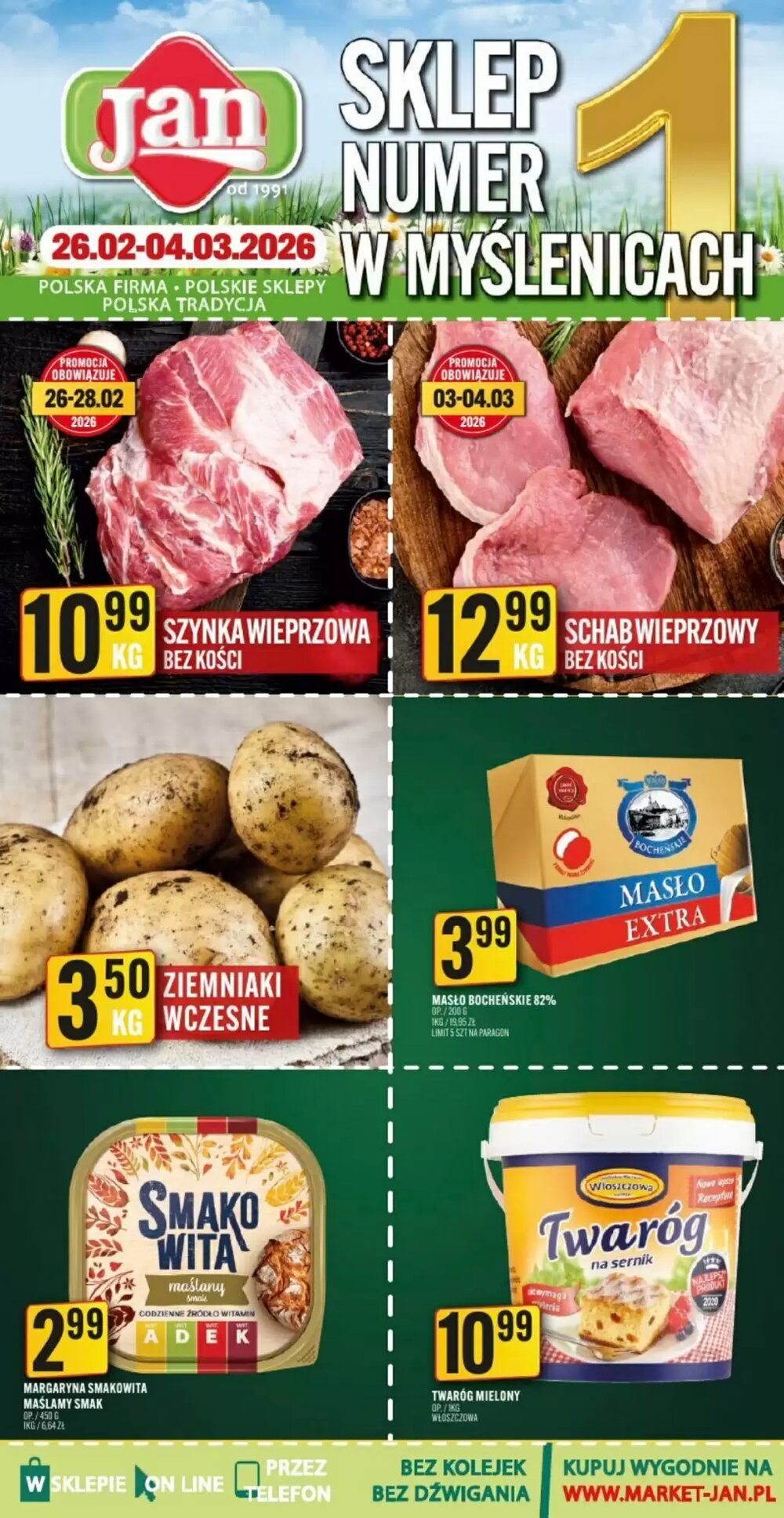 Gazetka promocyjna Market Jan  ważna od 26.02.2026 - Strona 1.
