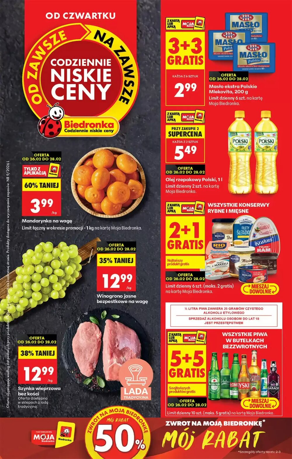 Gazetka promocyjna Biedronka  ważna od 26.02.2026 - Strona 1.