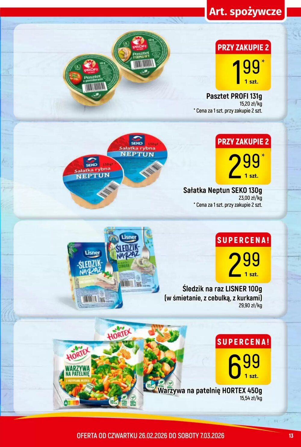 Gazetka promocyjna Delikatesy Piotruś Pan  ważna od 26.02.2026 - Strona 13.