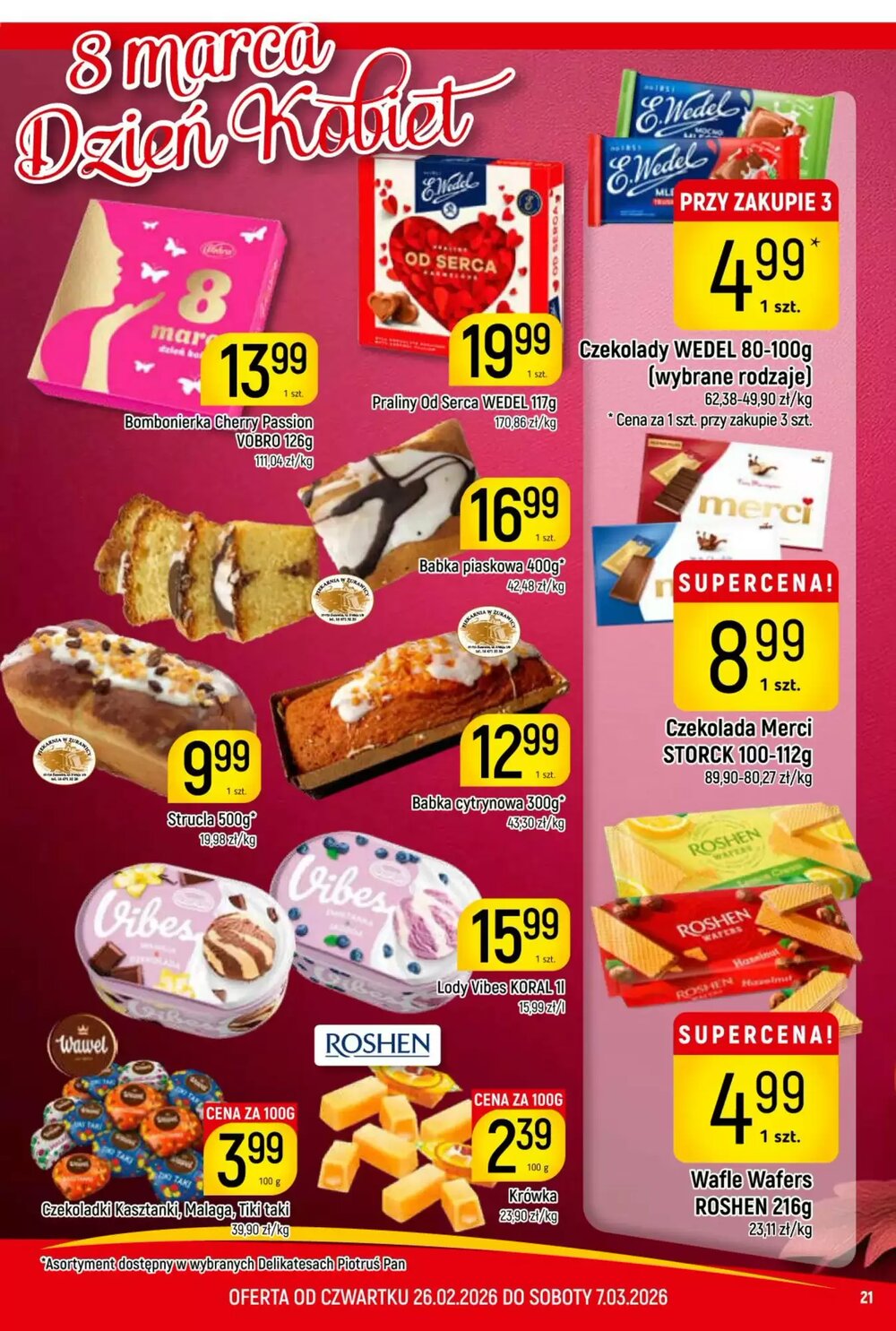 Gazetka promocyjna Delikatesy Piotruś Pan  ważna od 26.02.2026 - Strona 21.