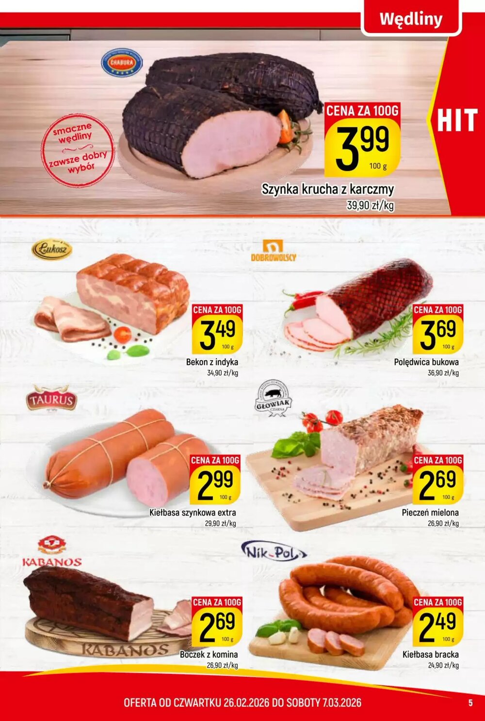 Gazetka promocyjna Delikatesy Piotruś Pan  ważna od 26.02.2026 - Strona 5.