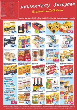 Gazetka promocyjna Delikatesy Justynka  ważna od 26.02.2026
