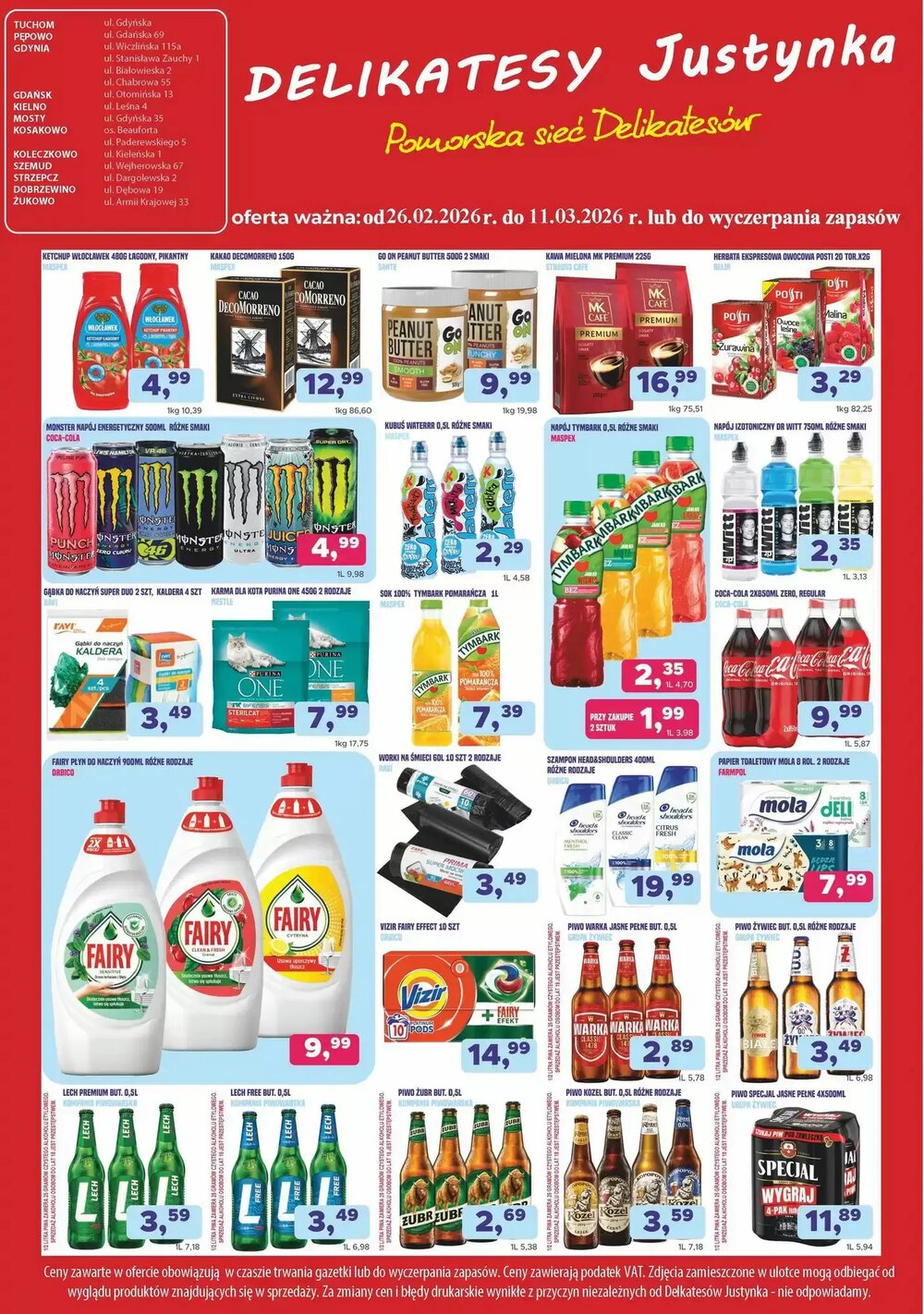 Gazetka promocyjna Delikatesy Justynka  ważna od 26.02.2026 - Strona 2.