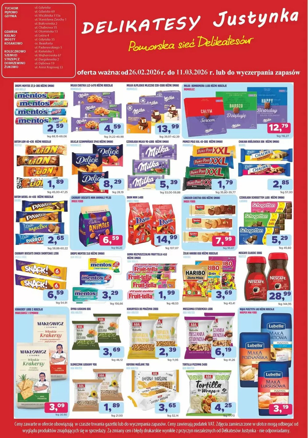 Gazetka promocyjna Delikatesy Justynka  ważna od 26.02.2026 - Strona 5.