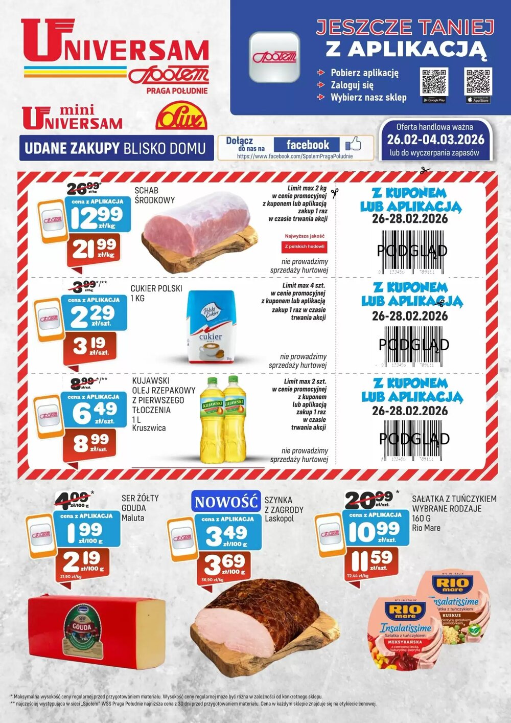 Gazetka promocyjna Społem  ważna od 26.02.2026 - Strona 1.