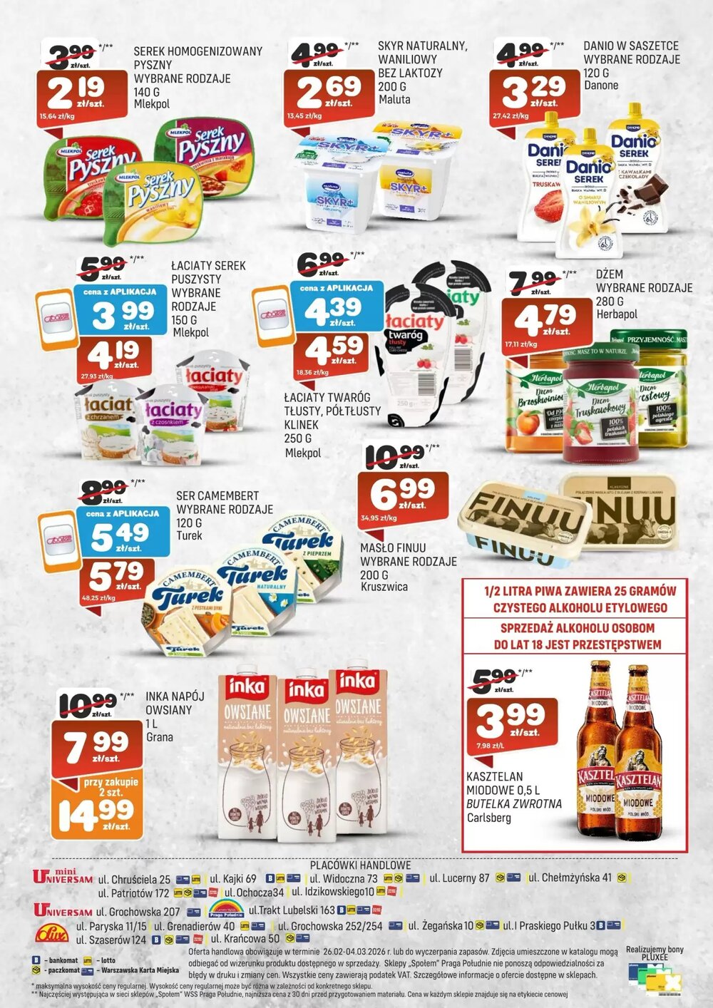 Gazetka promocyjna Społem  ważna od 26.02.2026 - Strona 4.