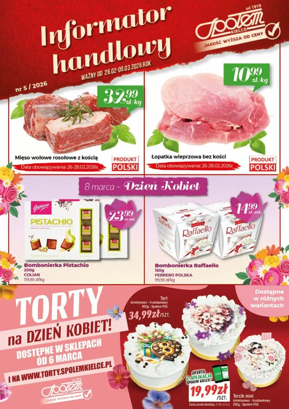 Gazetka promocyjna Społem  ważna od 26.02.2026 - Strona 1.