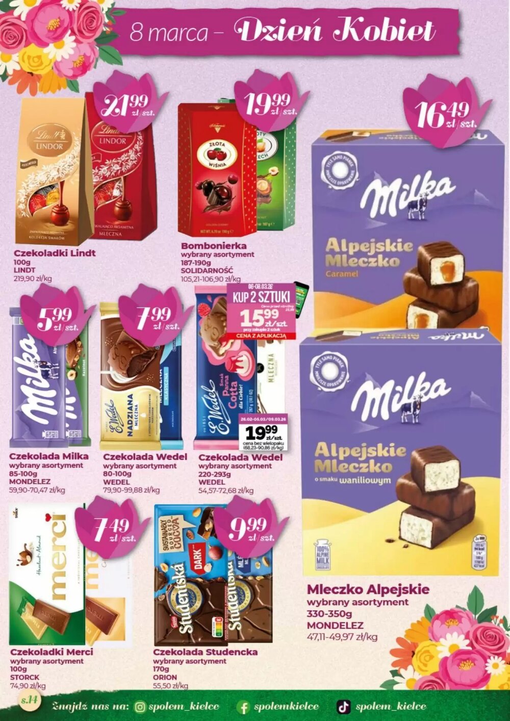 Gazetka promocyjna Społem  ważna od 26.02.2026 - Strona 14.