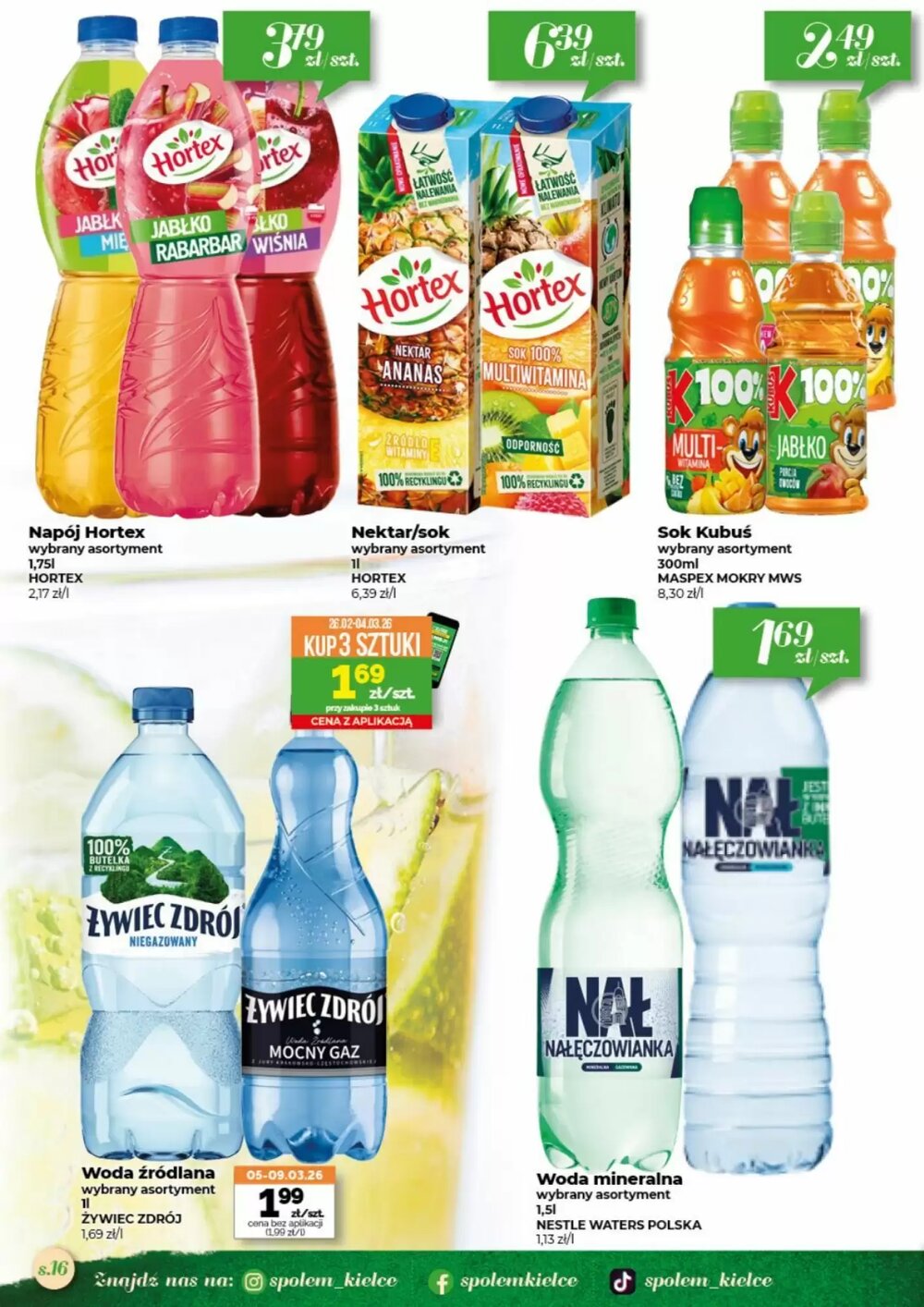 Gazetka promocyjna Społem  ważna od 26.02.2026 - Strona 16.