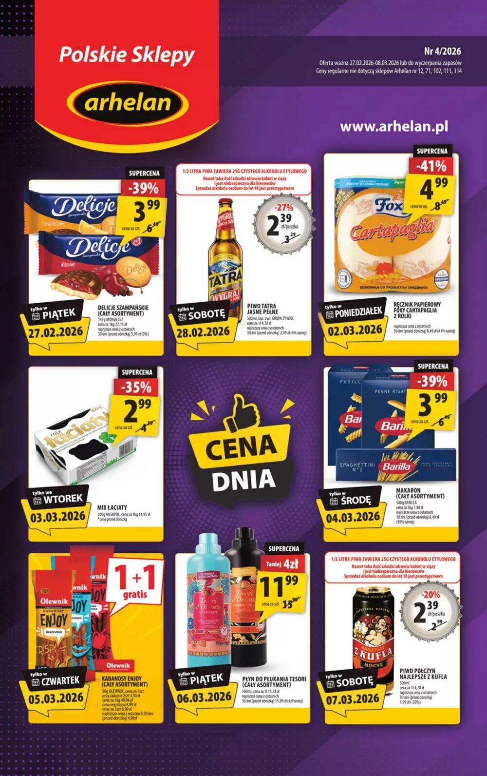 Gazetka promocyjna Arhelan  ważna od 27.02.2026 - Strona 1.