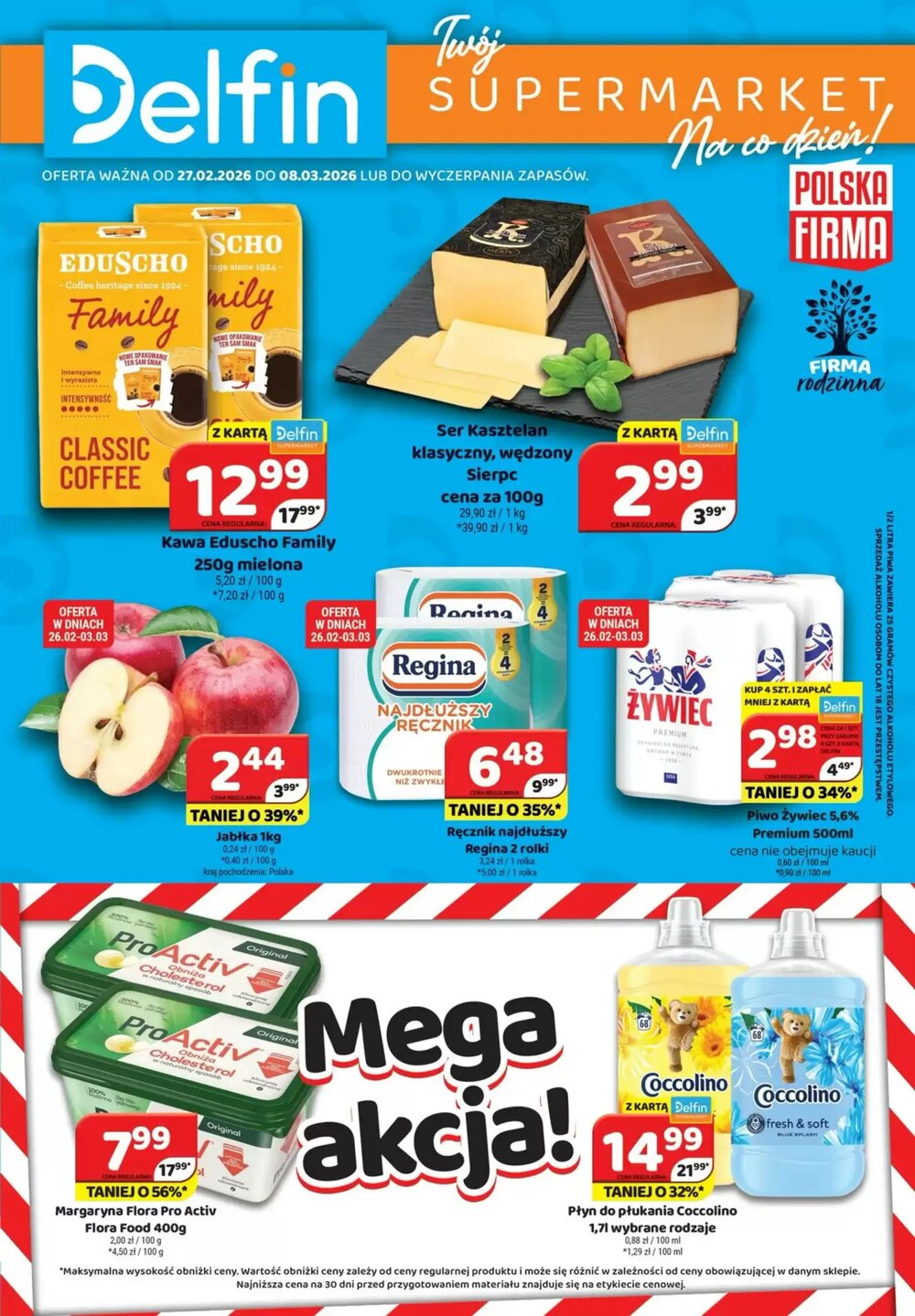 Gazetka promocyjna Delfin  ważna od 27.02.2026 - Strona 1.