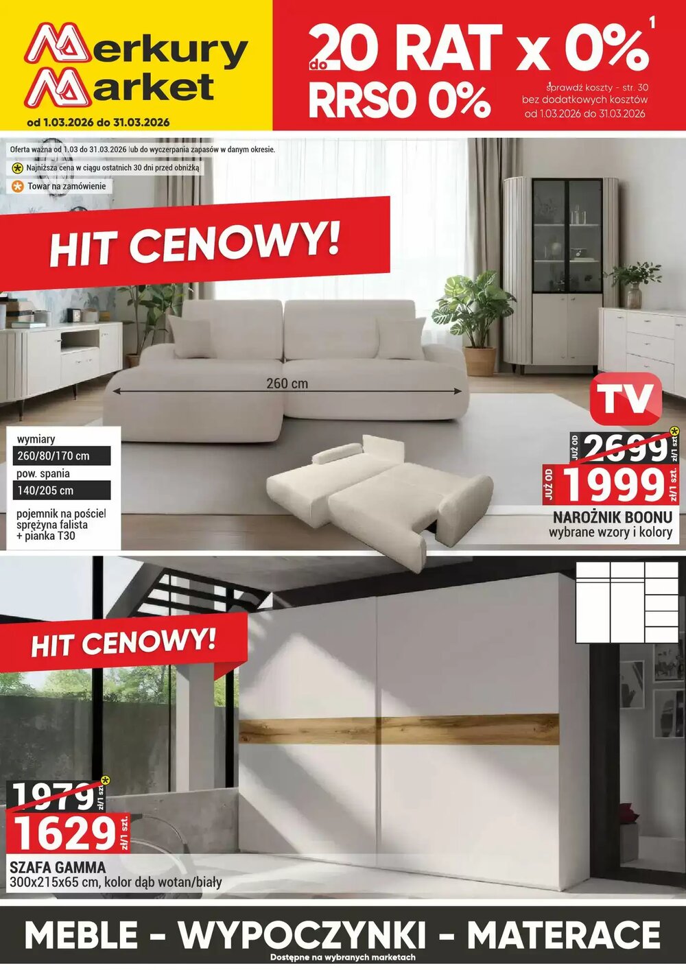 Gazetka promocyjna Merkury Market  ważna od 01.03.2026 - Strona 1.