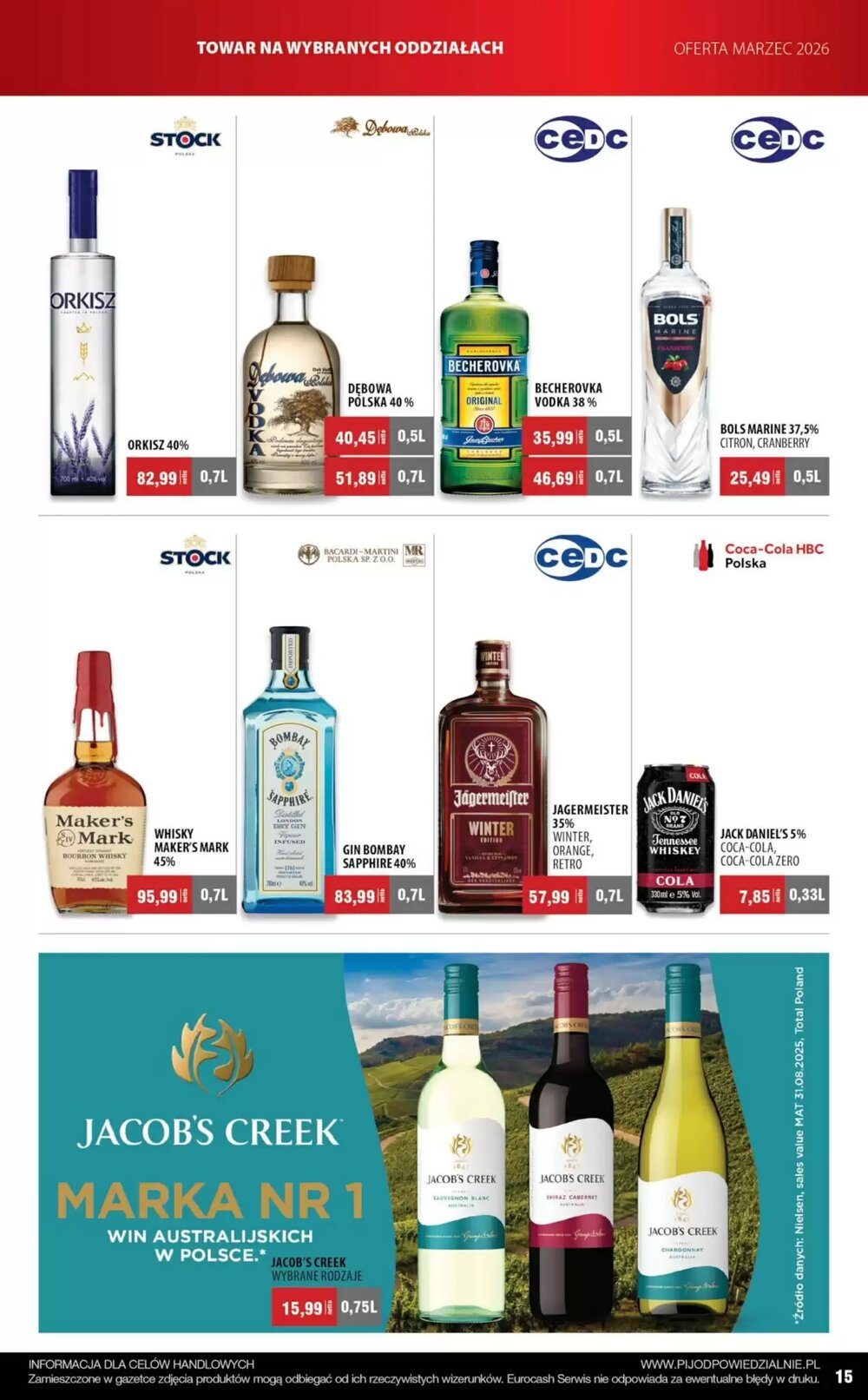 Gazetka promocyjna Eurocash  ważna od 01.03.2026 - Strona 15.