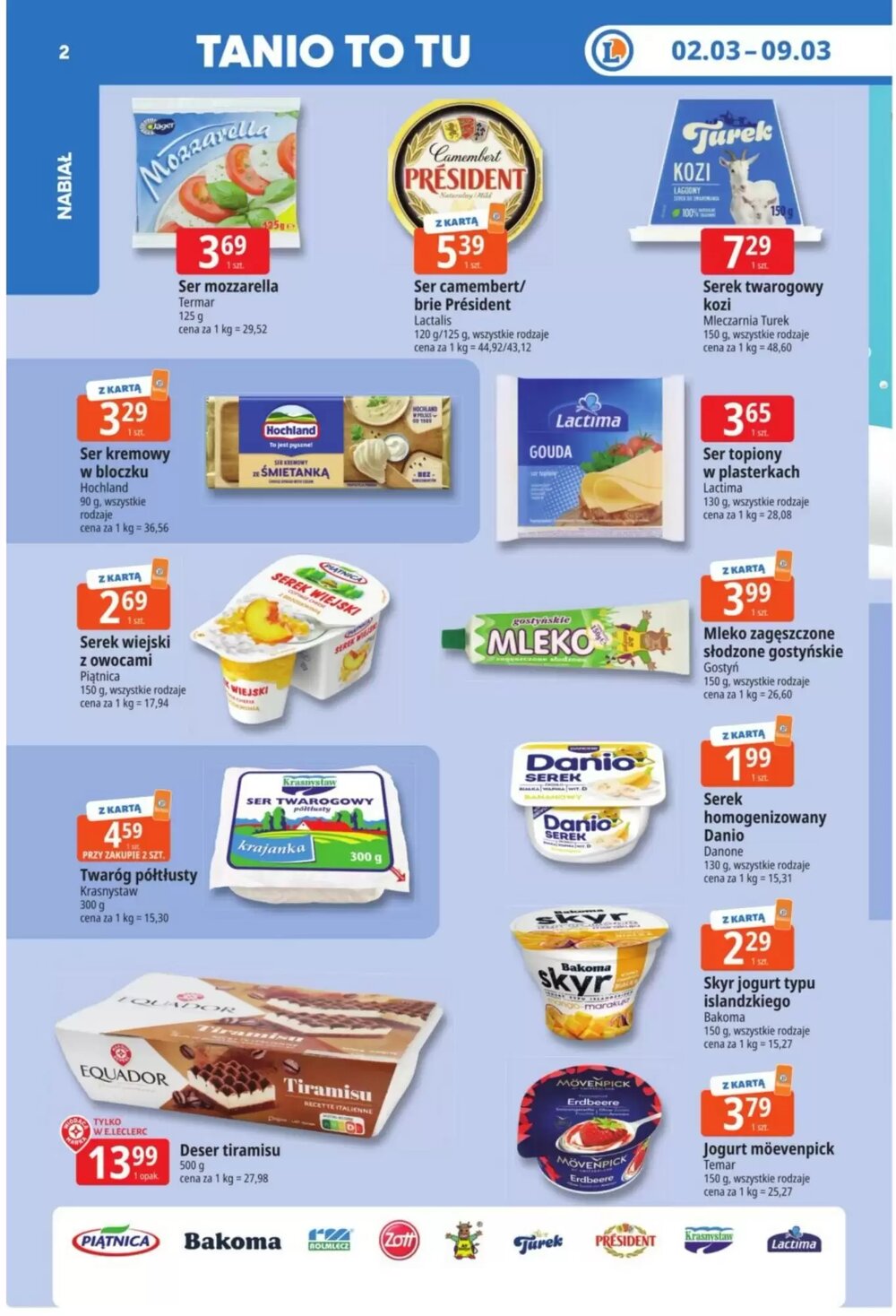 Gazetka promocyjna E.Leclerc  ważna od 02.03.2026 - Strona 2.