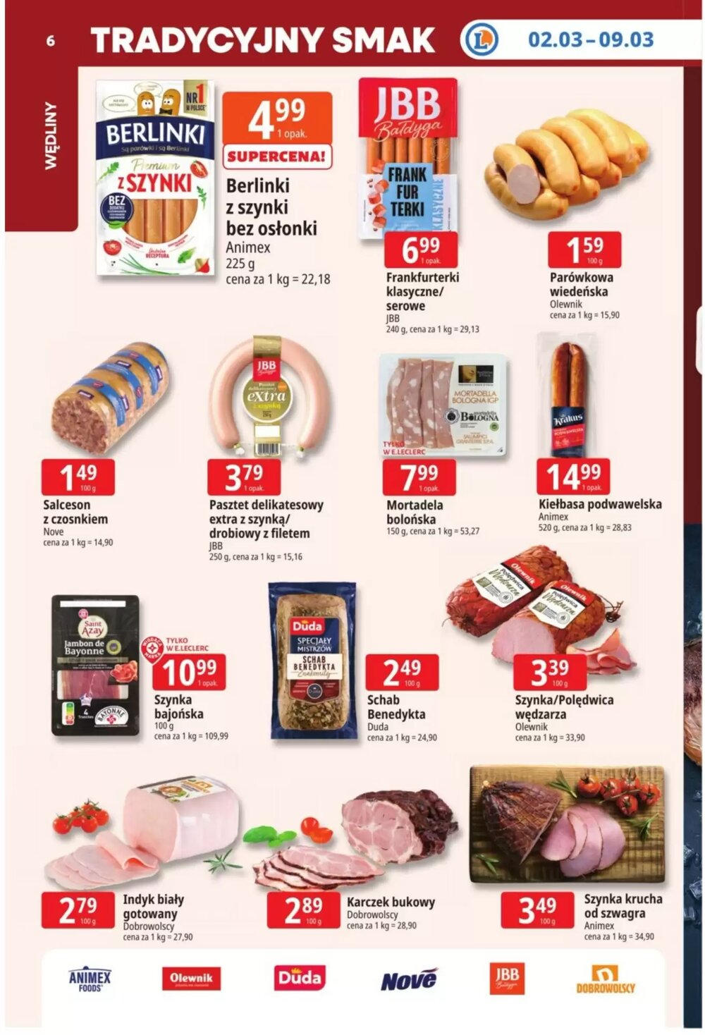 Gazetka promocyjna E.Leclerc  ważna od 02.03.2026 - Strona 6.