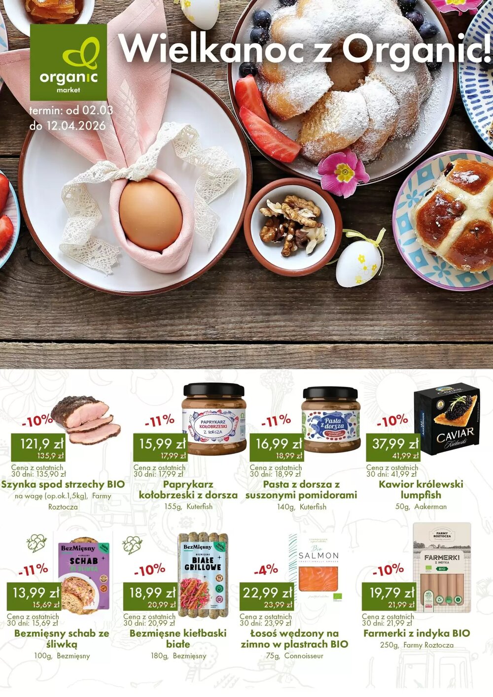 Gazetka promocyjna Organic Farma Zdrowia  ważna od 02.03.2026 - Strona 1.