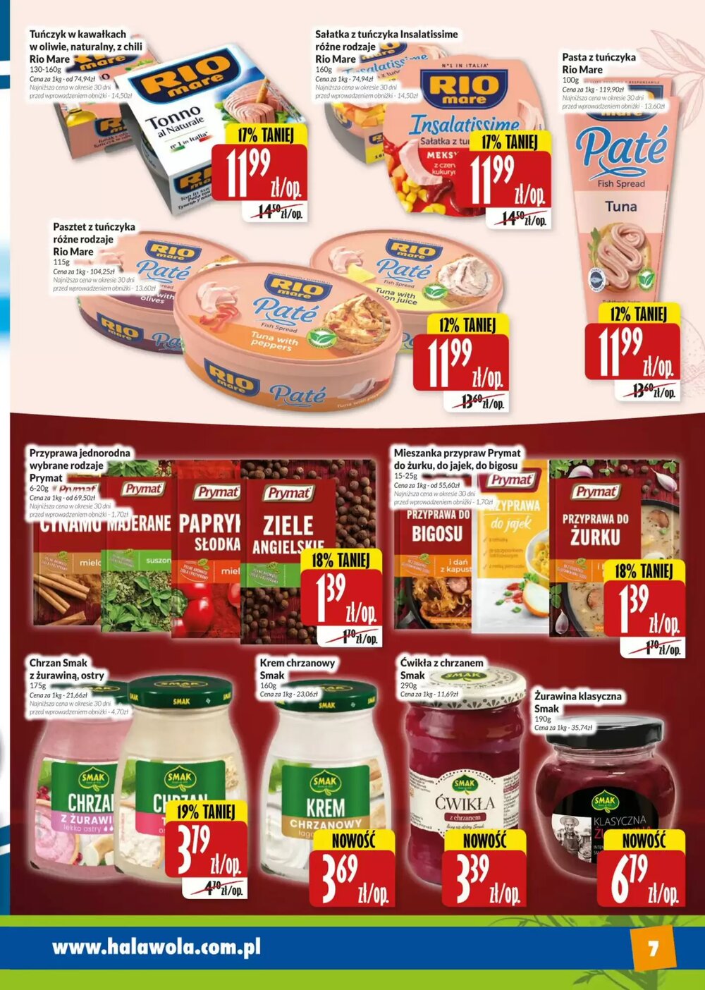 Gazetka promocyjna Hala Wola  ważna od 02.03.2026 - Strona 7.