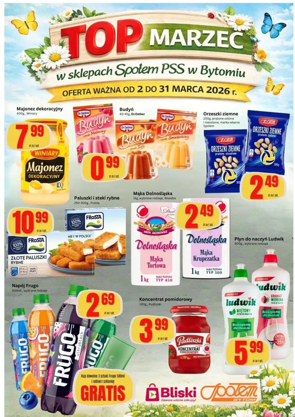 Gazetka promocyjna Społem  ważna od 02.03.2026 - Strona 1.