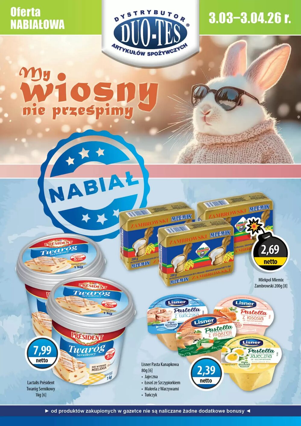 Gazetka promocyjna DUO-TES  ważna od 03.03.2026 - Strona 1.