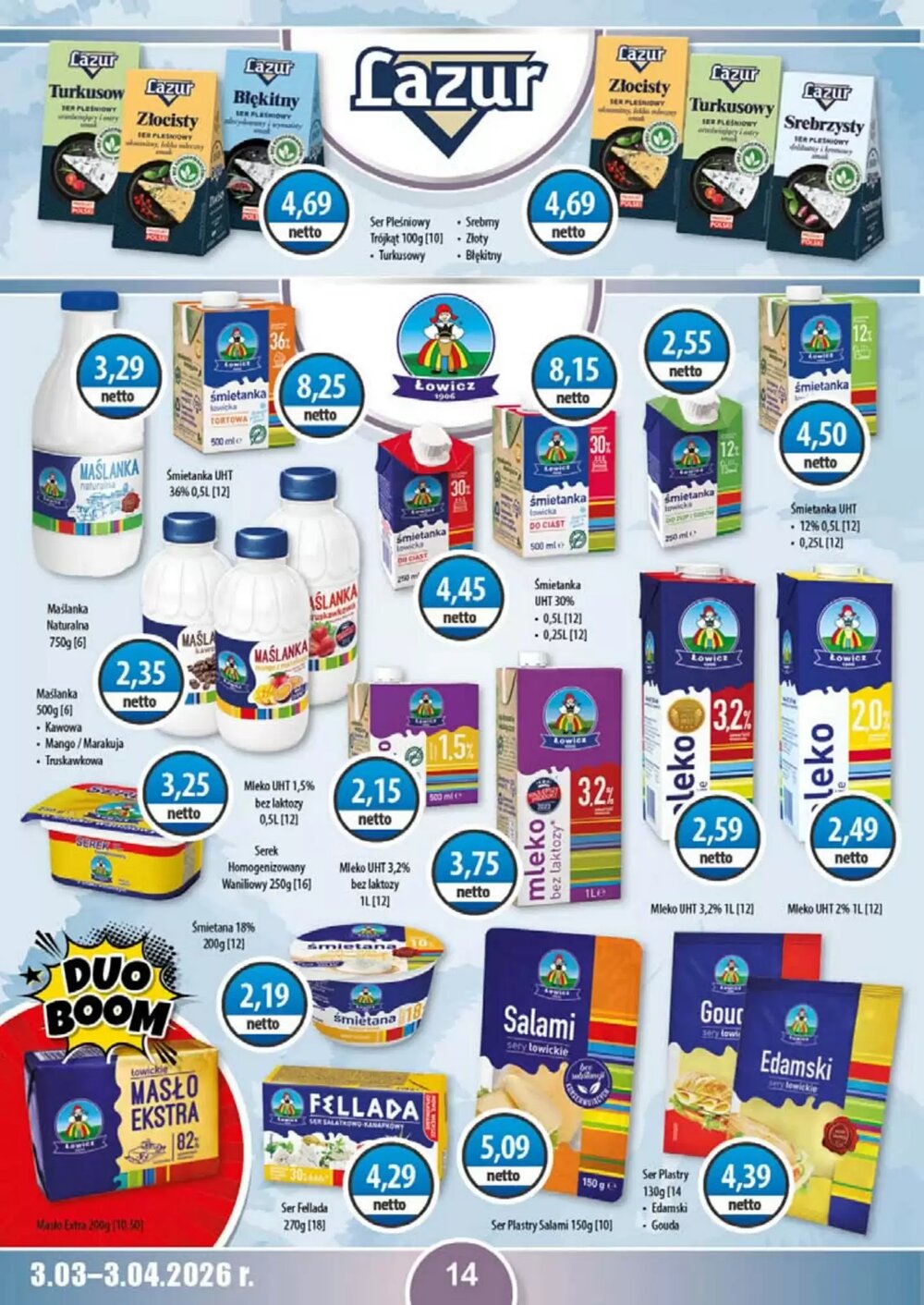 Gazetka promocyjna DUO-TES  ważna od 03.03.2026 - Strona 14.