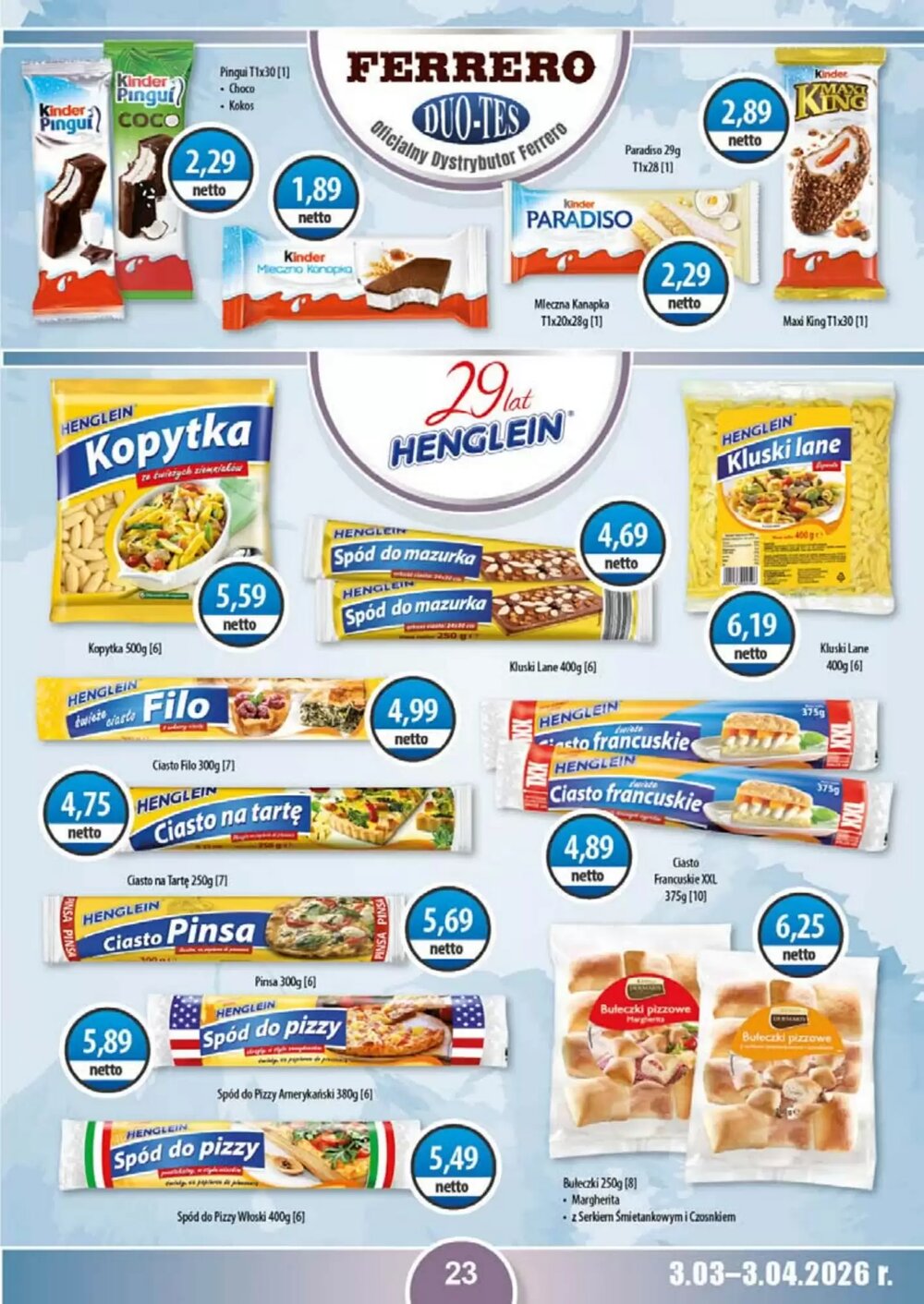 Gazetka promocyjna DUO-TES  ważna od 03.03.2026 - Strona 23.
