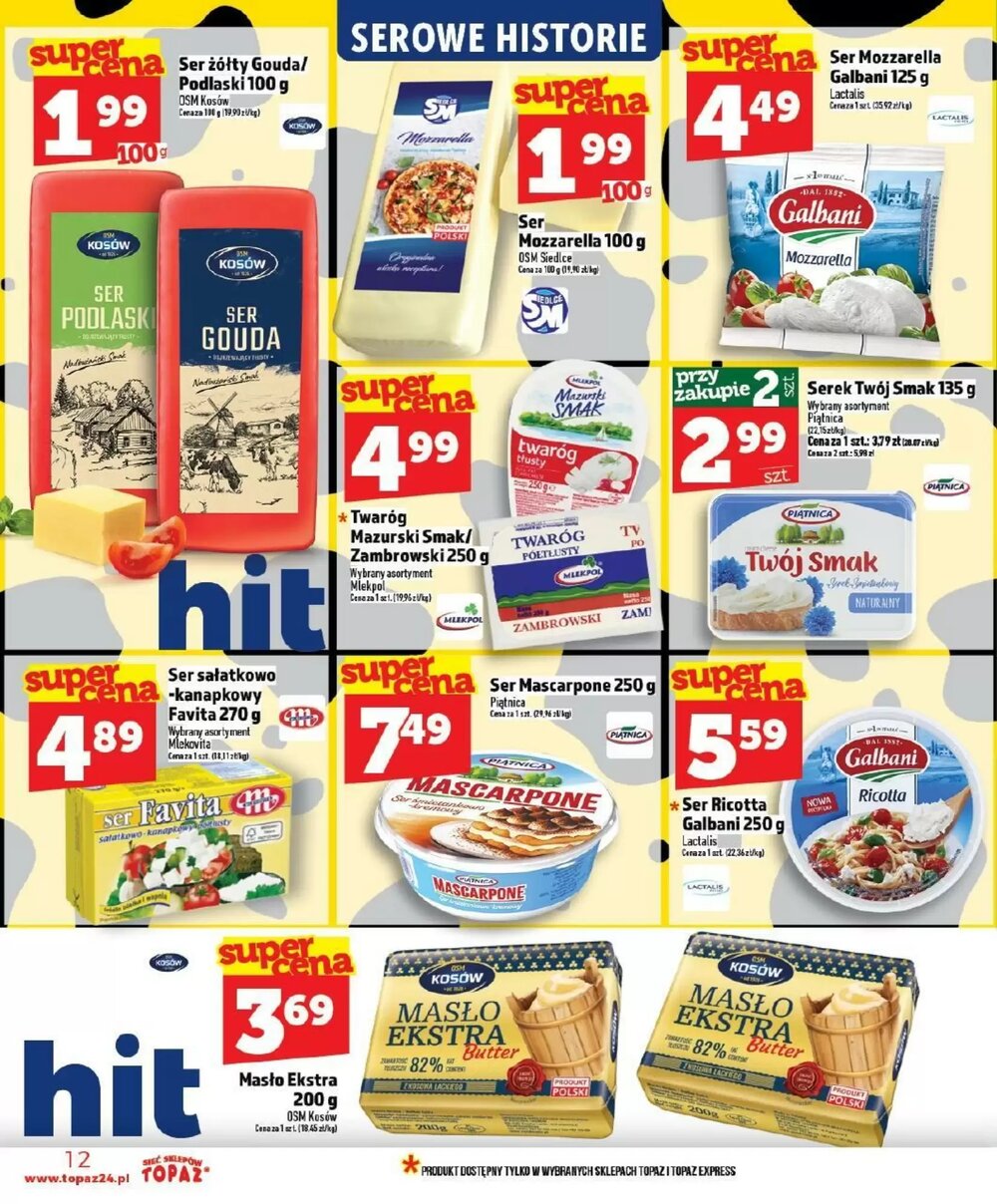 Gazetka promocyjna Topaz  ważna od 05.03.2026 - Strona 12.