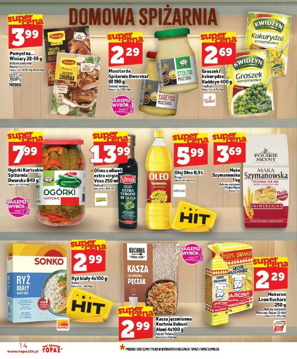 Gazetka promocyjna Topaz  ważna od 05.03.2026 - Strona 14.
