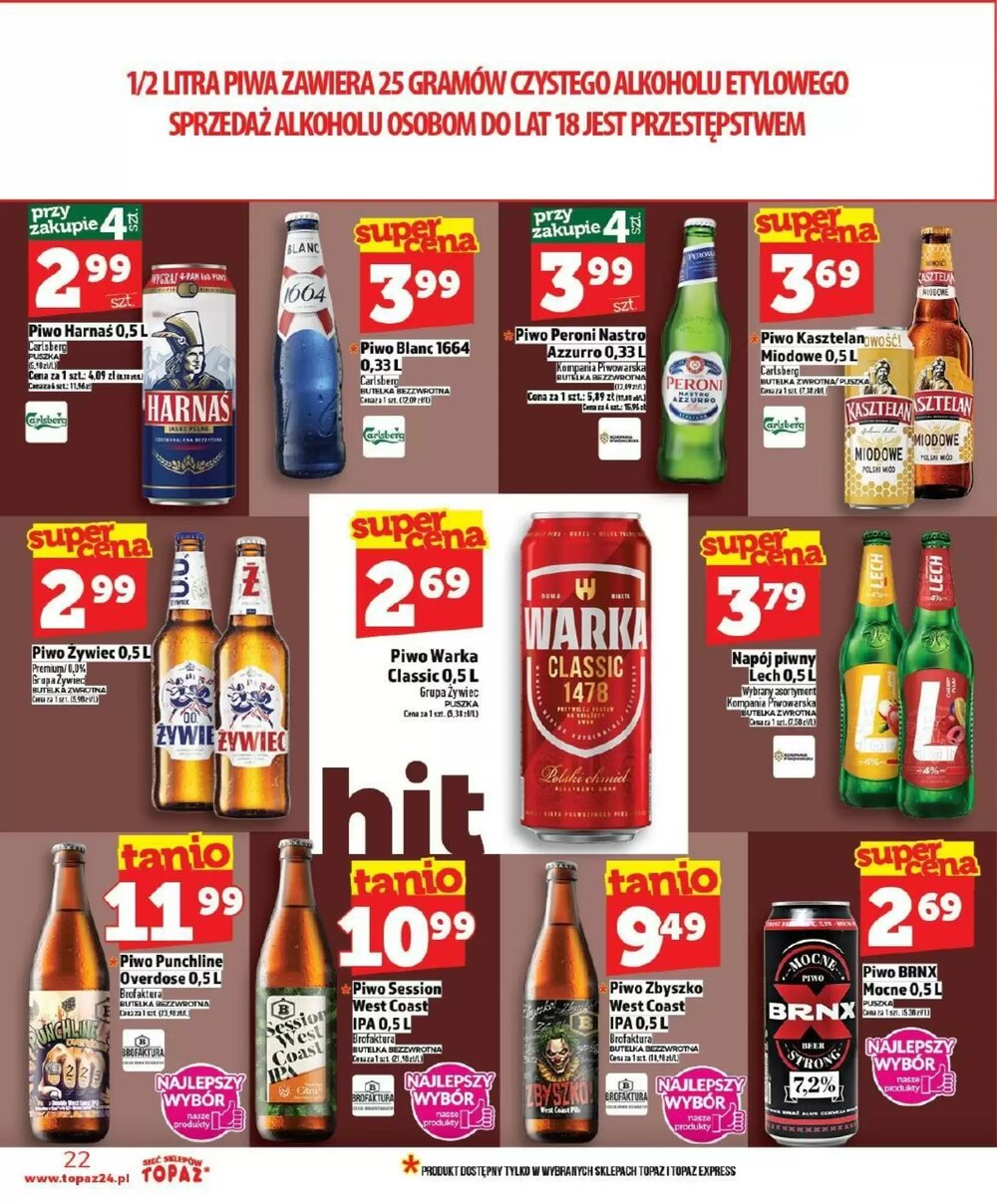 Gazetka promocyjna Topaz  ważna od 05.03.2026 - Strona 22.