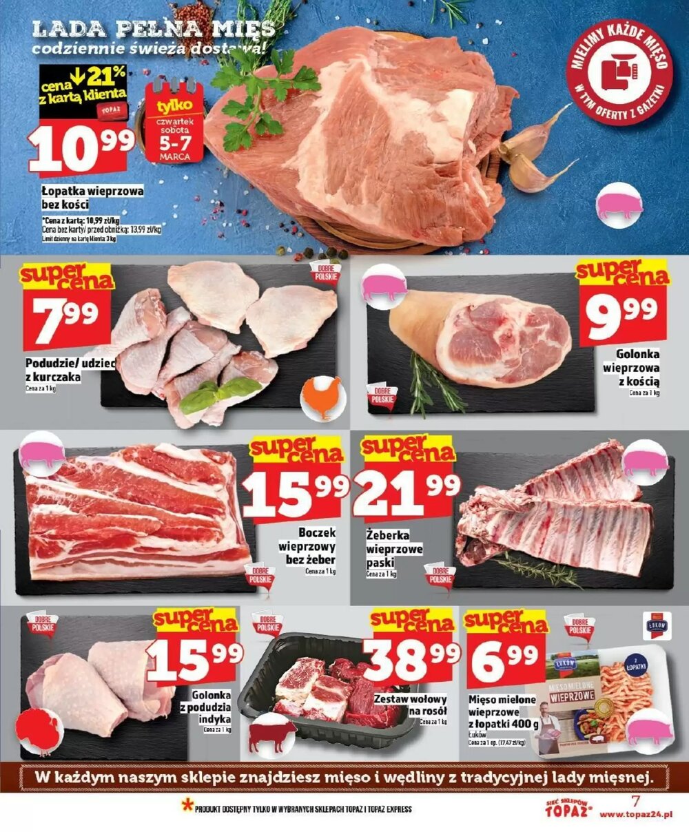 Gazetka promocyjna Topaz  ważna od 05.03.2026 - Strona 7.