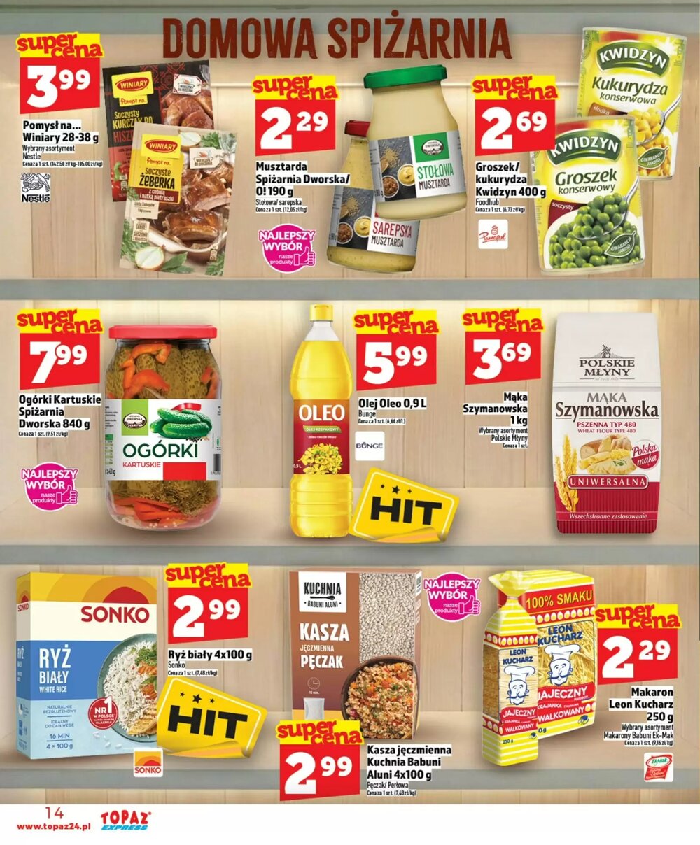 Gazetka promocyjna Topaz Express  ważna od 05.03.2026 - Strona 14.