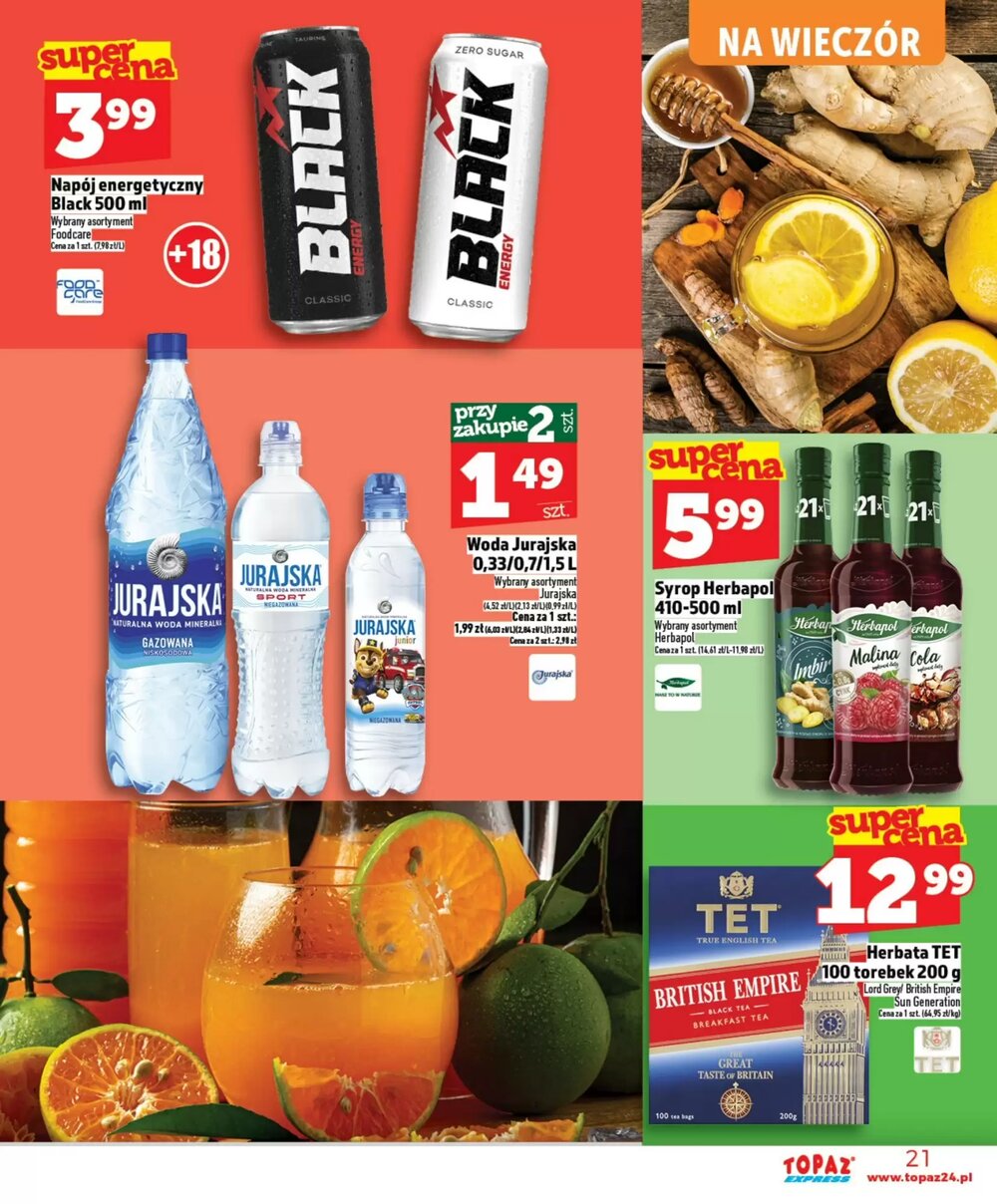Gazetka promocyjna Topaz Express  ważna od 05.03.2026 - Strona 21.