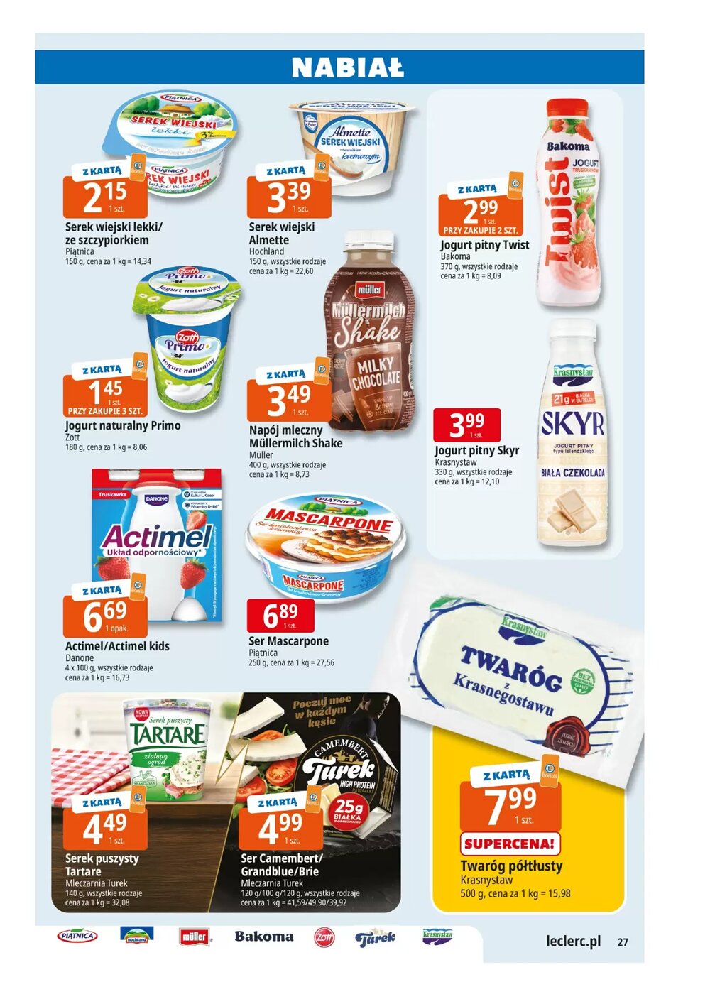 Gazetka promocyjna E.Leclerc  ważna od 10.03.2026 - Strona 27.