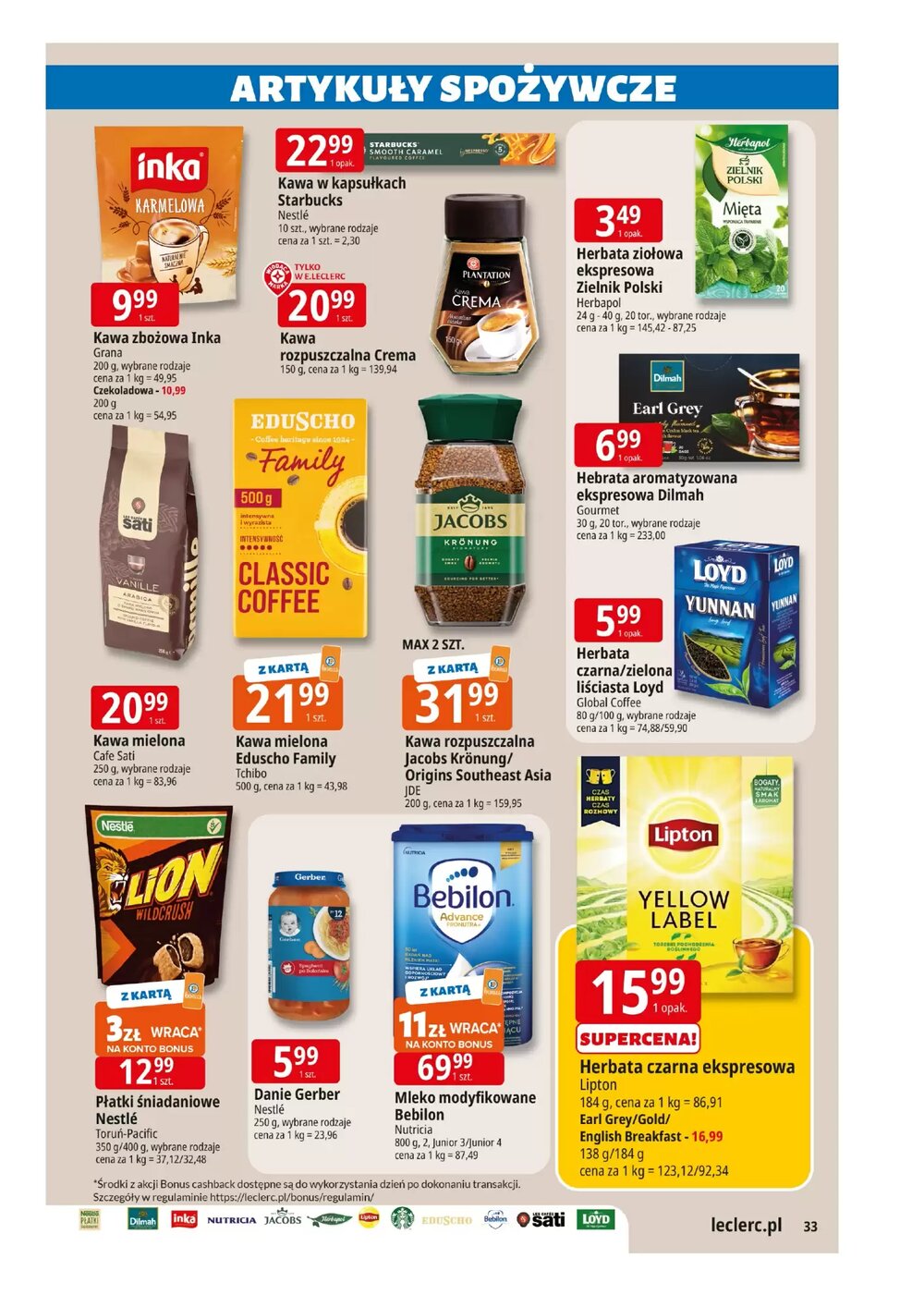 Gazetka promocyjna E.Leclerc  ważna od 10.03.2026 - Strona 33.