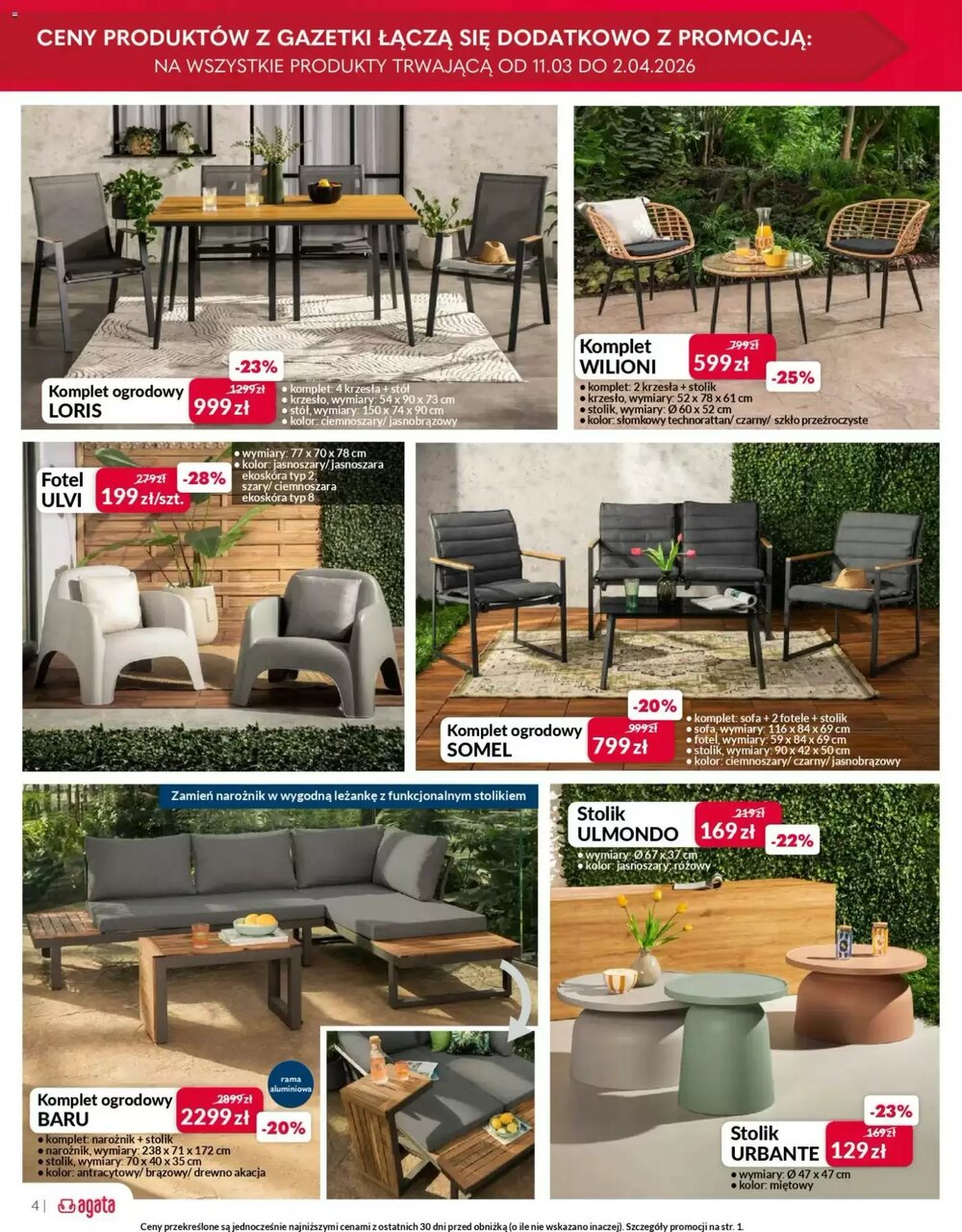 Gazetka promocyjna Agata  ważna od 11.03.2026 - Strona 4.
