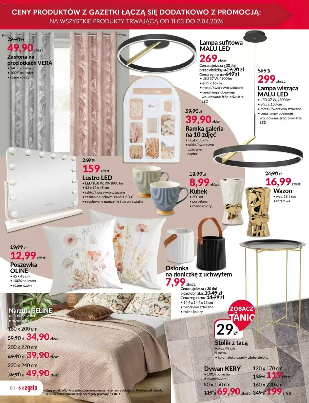 Gazetka promocyjna Agata  ważna od 11.03.2026 - Strona 8.