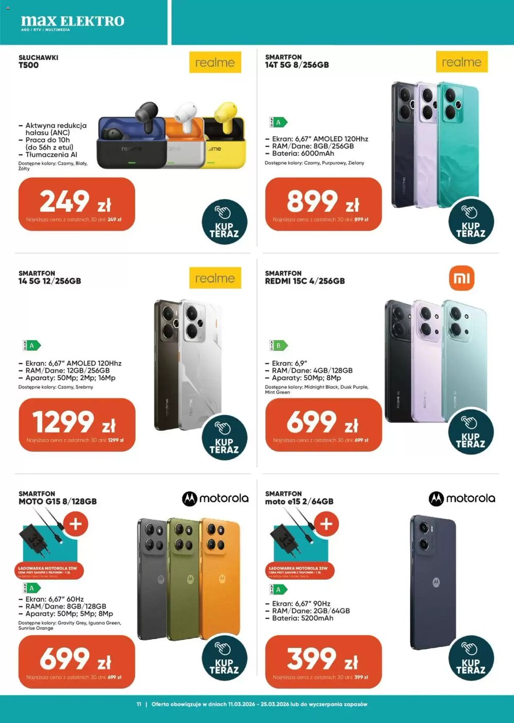 Gazetka promocyjna Max Elektro  ważna od 11.03.2026 - Strona 11.