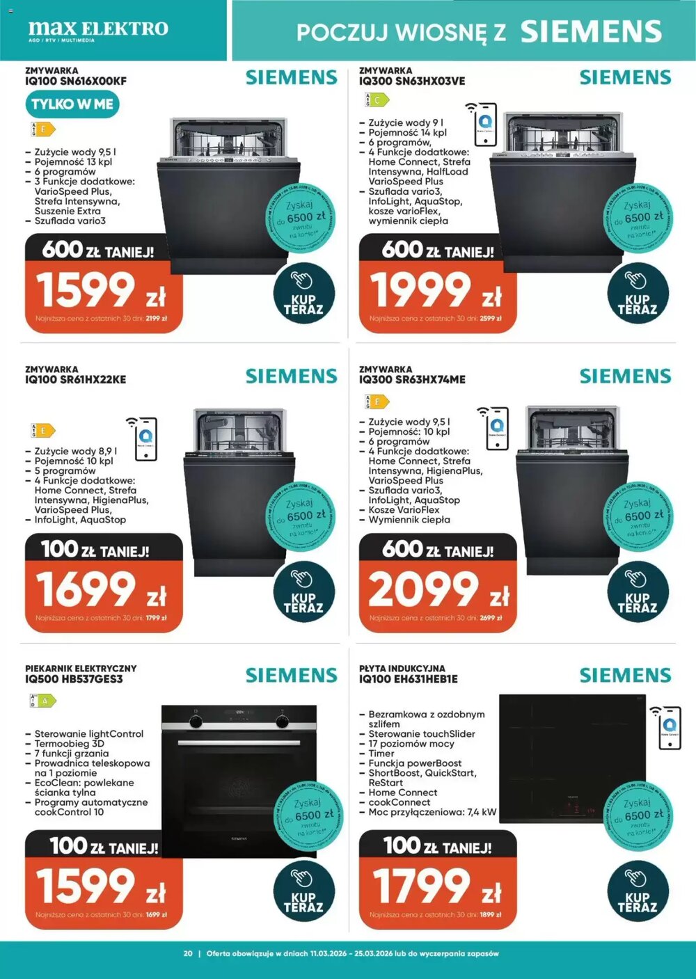 Gazetka promocyjna Max Elektro  ważna od 11.03.2026 - Strona 20.