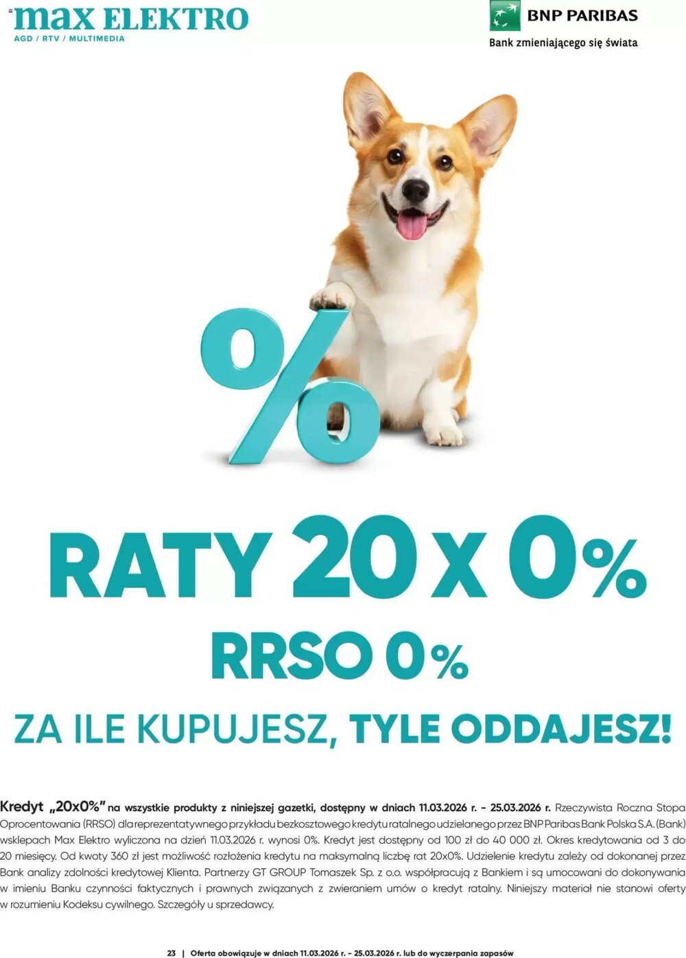 Gazetka promocyjna Max Elektro  ważna od 11.03.2026 - Strona 23.