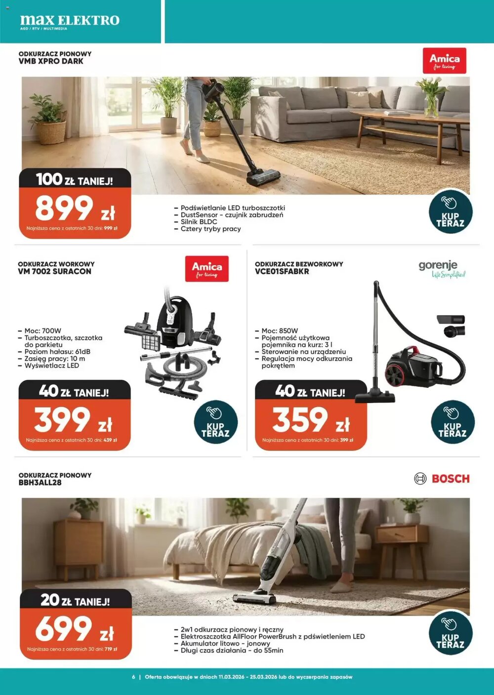 Gazetka promocyjna Max Elektro  ważna od 11.03.2026 - Strona 6.